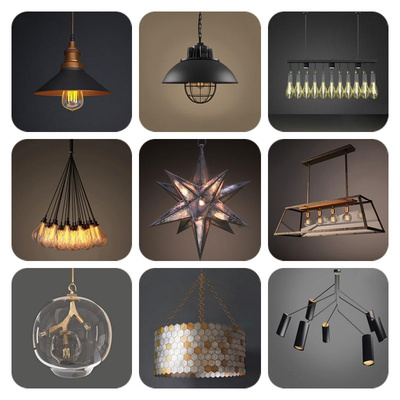 下得樂工業(yè)風燈具與鐘表 39套3D模型合集精選